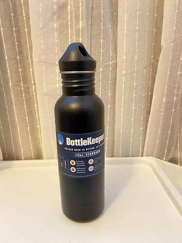 BottleKeeper Standard Original Stainless Insulator Black
